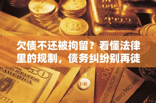 北京欠债不还被拘留？看懂法律里的规制，债务纠纷别再徒劳奔波